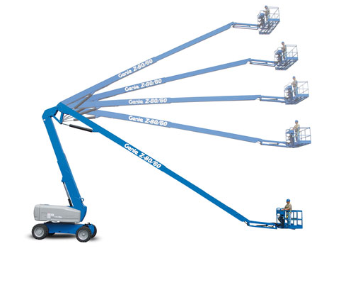 80FT Diesel Knuckle Boom Hire Genie
