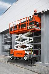 22FT Diesel Narrow RT Scissor Lift Hire Snorkel
