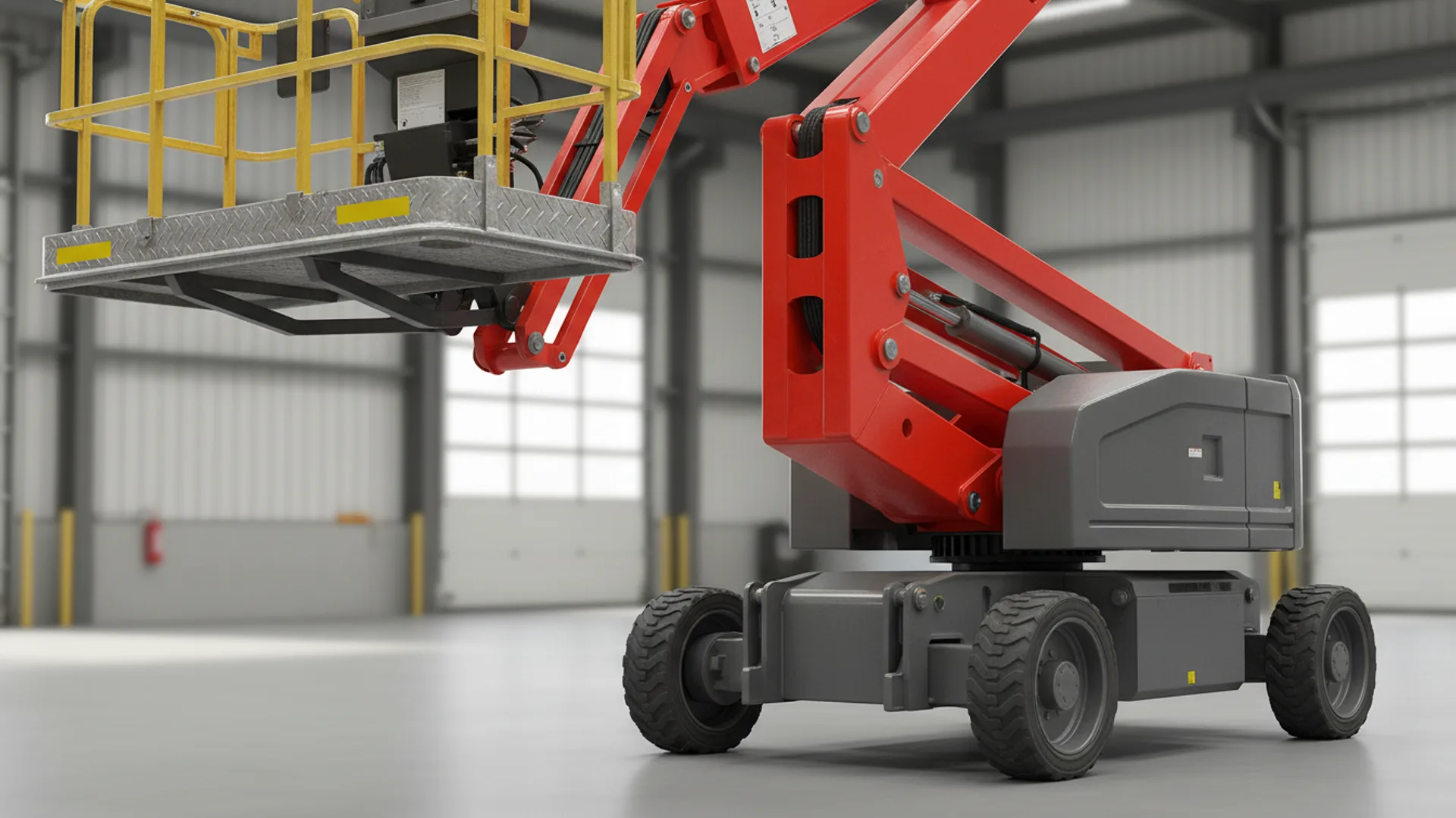 Boom lift components diagram